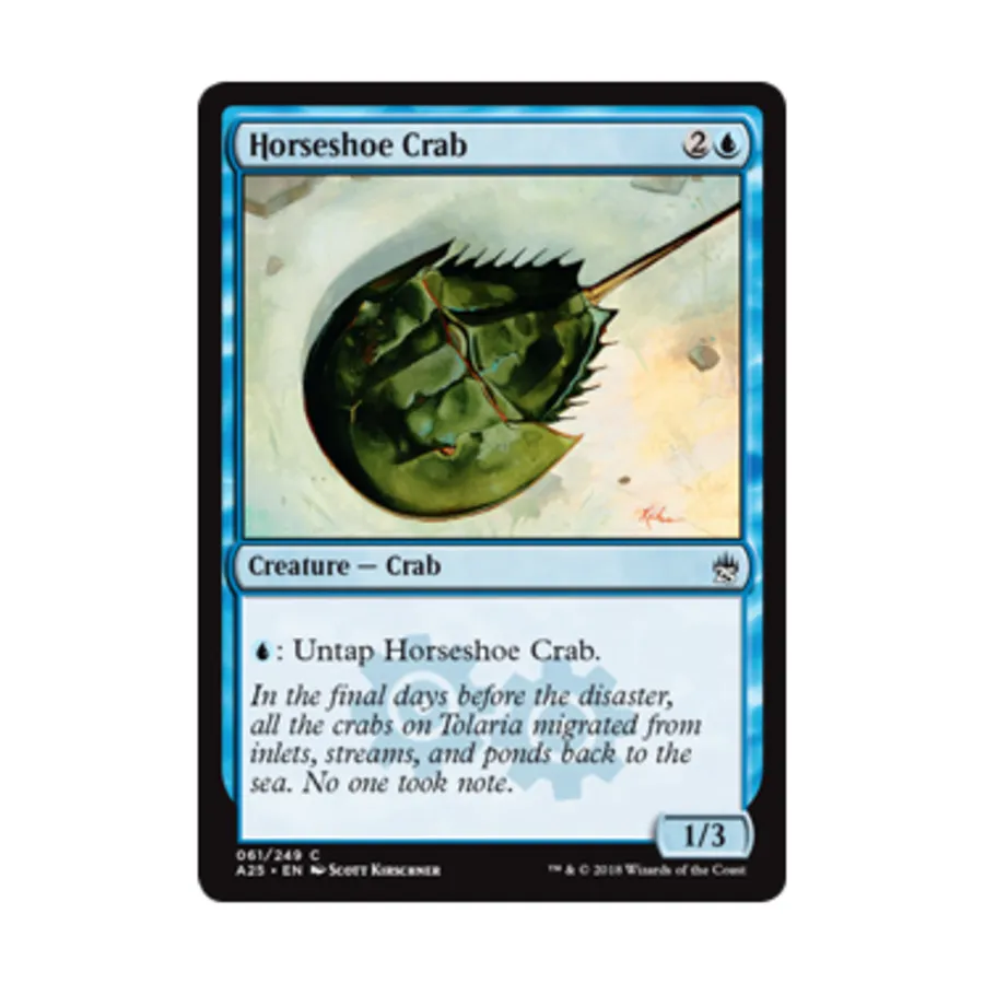 

CCG Подковообразный краб (С), MTG - Masters 25