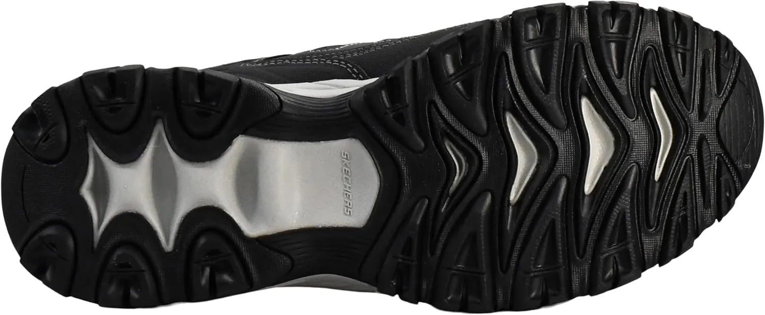 Мужские кроссовки Skechers Sport Afterburn Memory Foam Lace, черный/темно-серый — фото 4