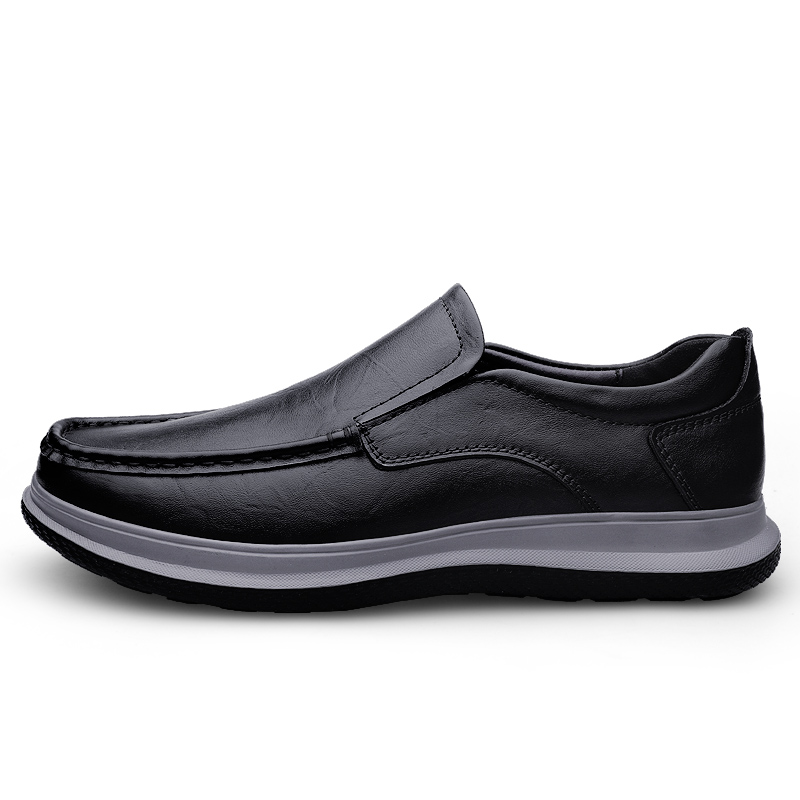 

LEXON Повседневные кожаные туфли мужские низкие черные/коричневые