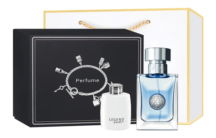 VERSACE Мужской парфюмерный набор туалетная вода 100 мл + парфюм 10 мл + косметичка, Homonymous Men's Box — фото 4