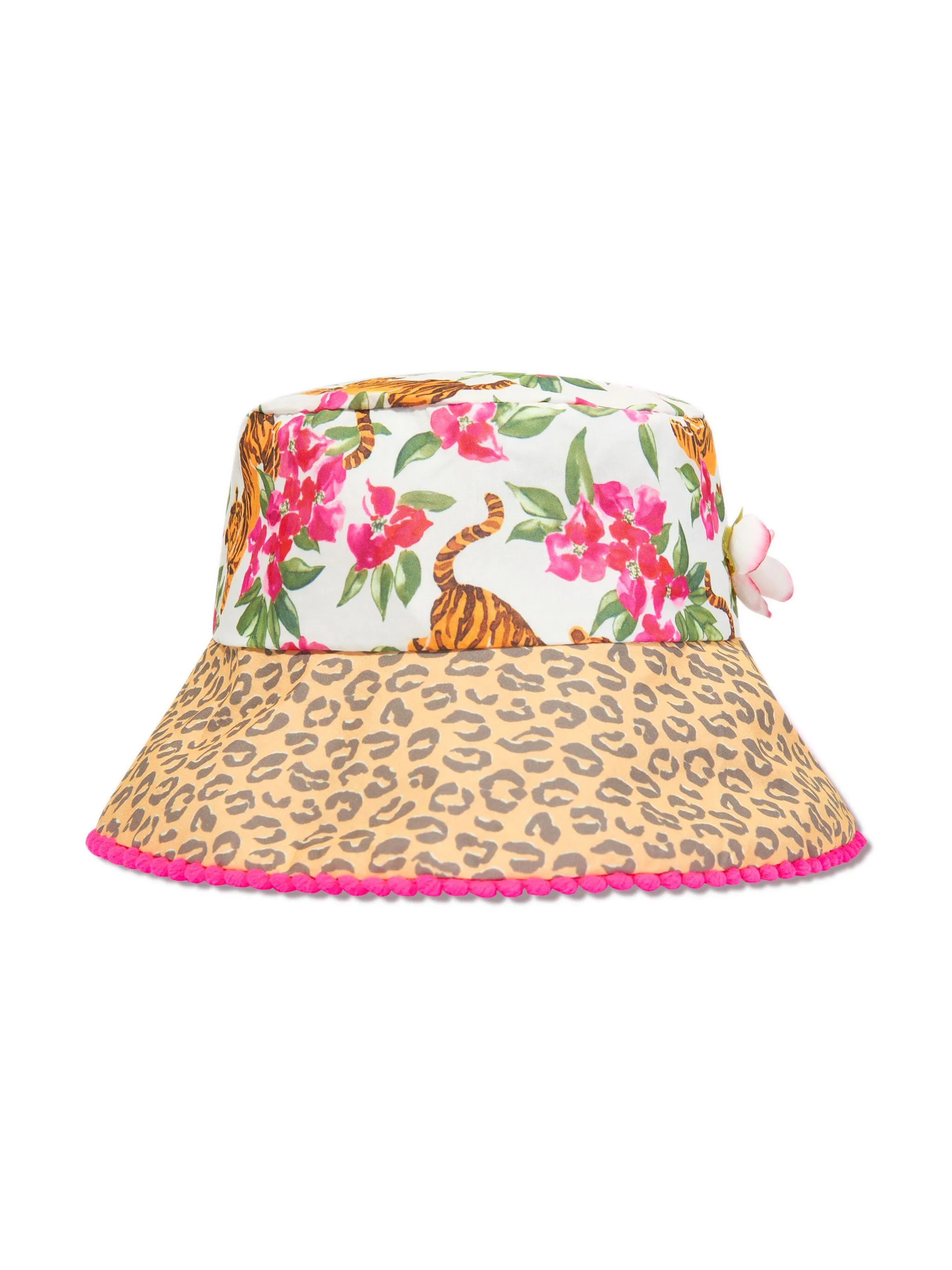

Шляпа с цветочным принтом Seliniaction Kids, белый