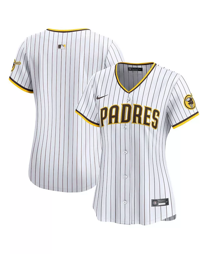 

Женская белая футболка San Diego Padres Home Limited Nike