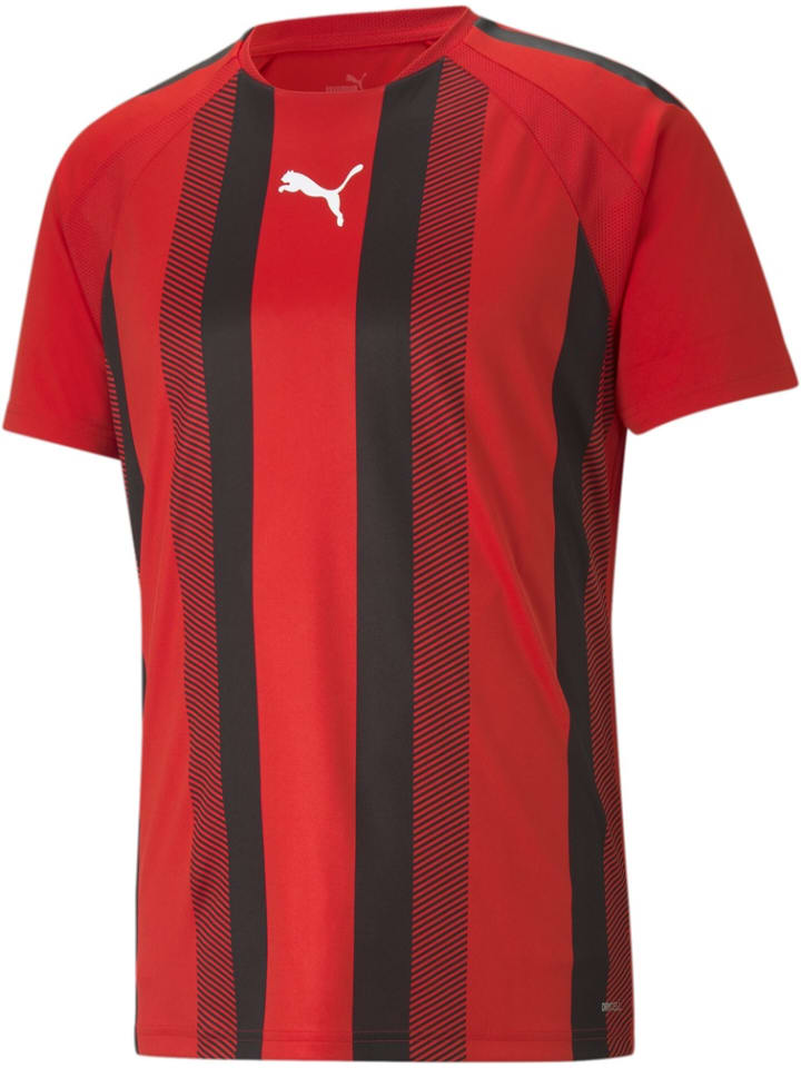 

Puma Спортивная футболка «TeamLIGA Striped Jersey» красного цвета