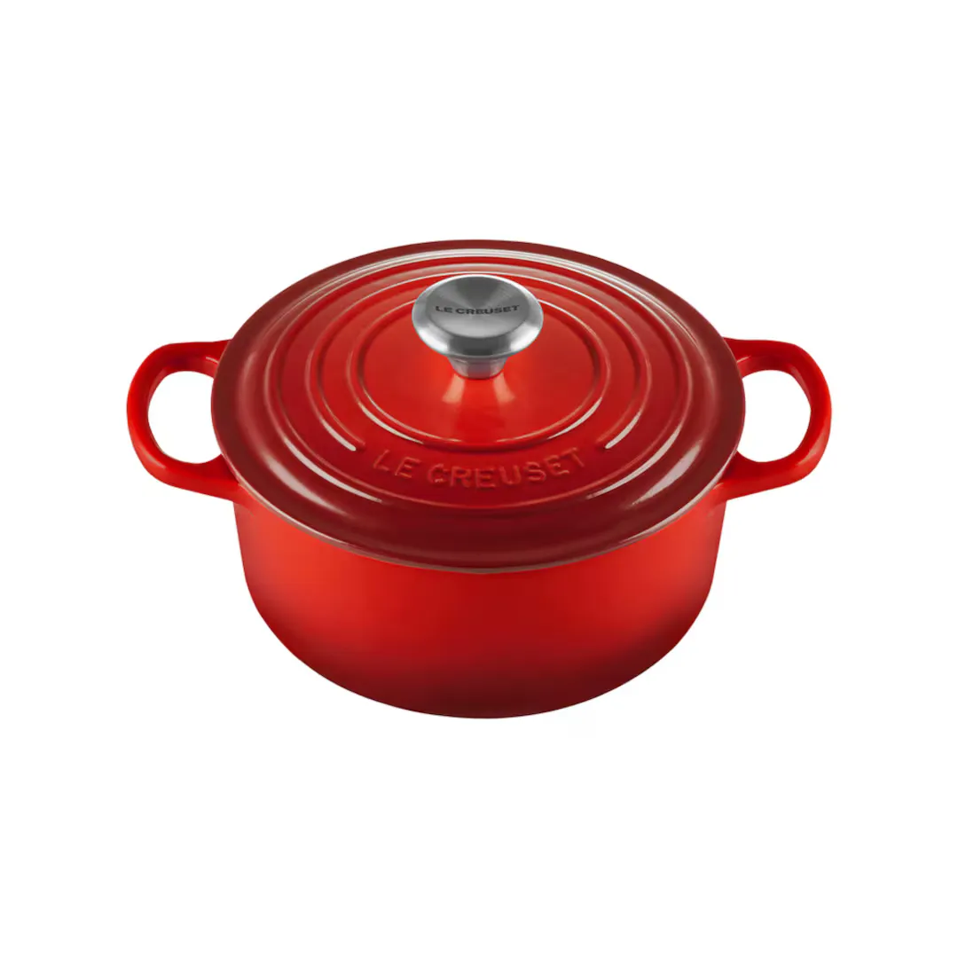 

Кокотка чугунная круглая Le Creuset, вишня