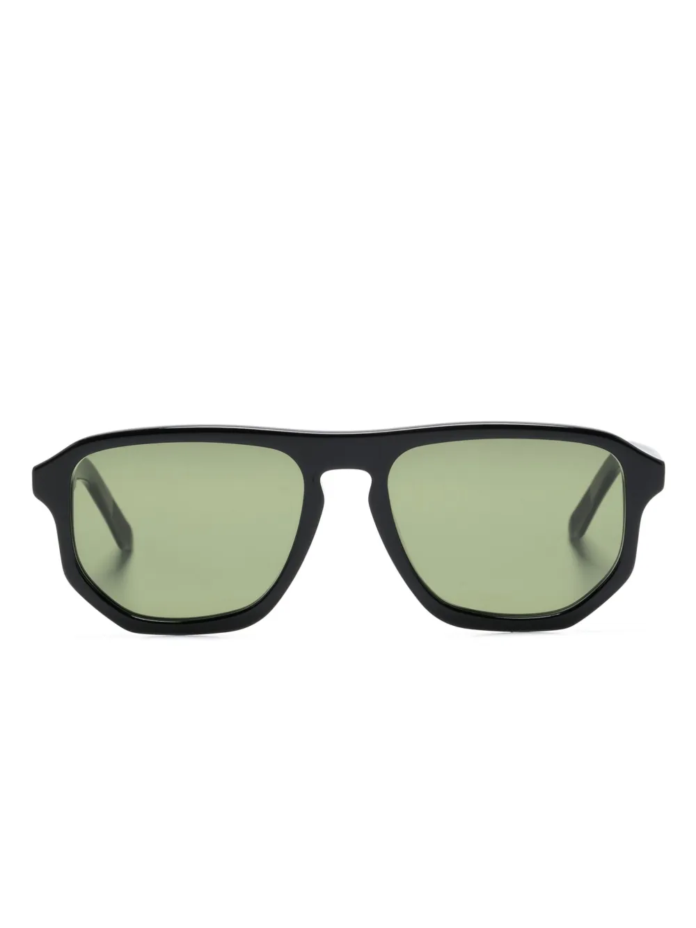 

Солнцезащитные очки Maio XL в прямоугольной оправе Lesca, черный