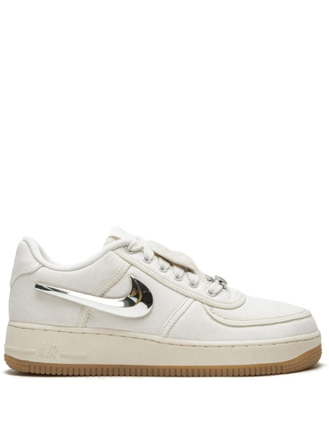 

Кроссовки Air Force Low 1 из коллаборации с Travis Scott Nike, белый