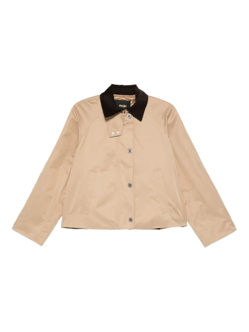 

Куртка с отделкой на воротнике Maje, нейтральный