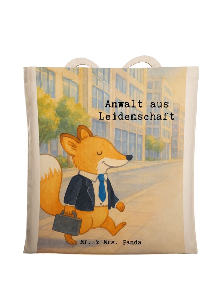 

Mr. & Mrs. Panda Сумка-шоппер с дизайном «Юристская страсть» и надписью белого цвета
