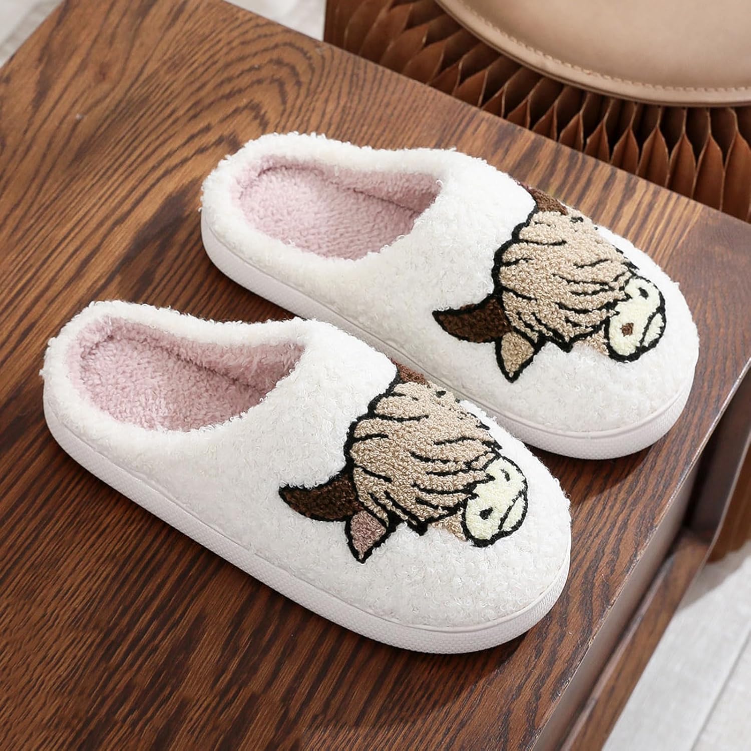 Тапочки JYSwoshoe с ворсом для женщин и мужчин, удобные домашние тапочки с памятью формы, мягкие плюшевые, теплые тапочки для дома и улицы, I 1 — фото 2