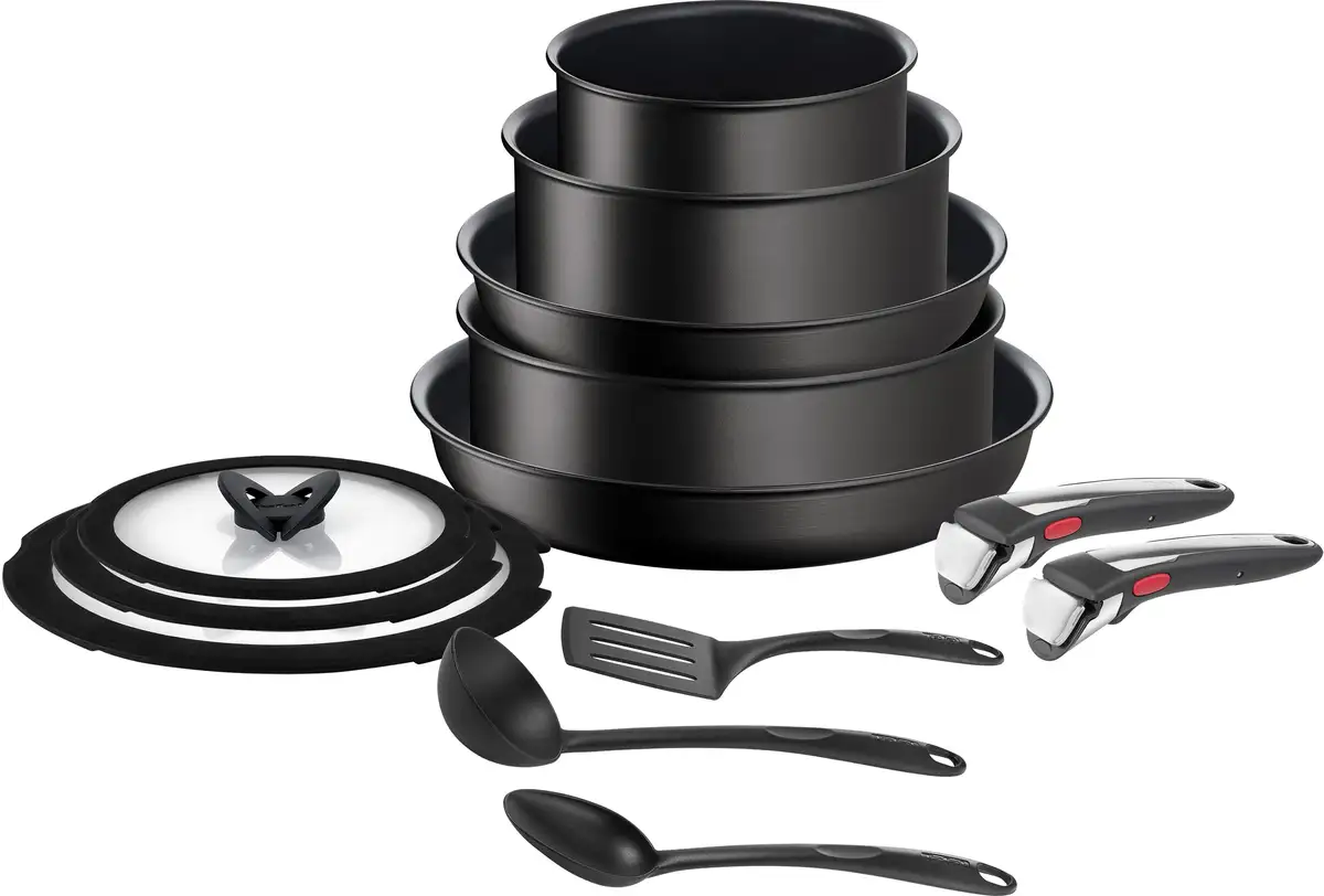 

Набор кастрюль Tefal "Ingenio Unlimited On" + Высота 25 см., черный