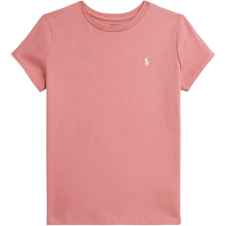 Футболка хлопковая Polo Ralph Lauren детская розовая