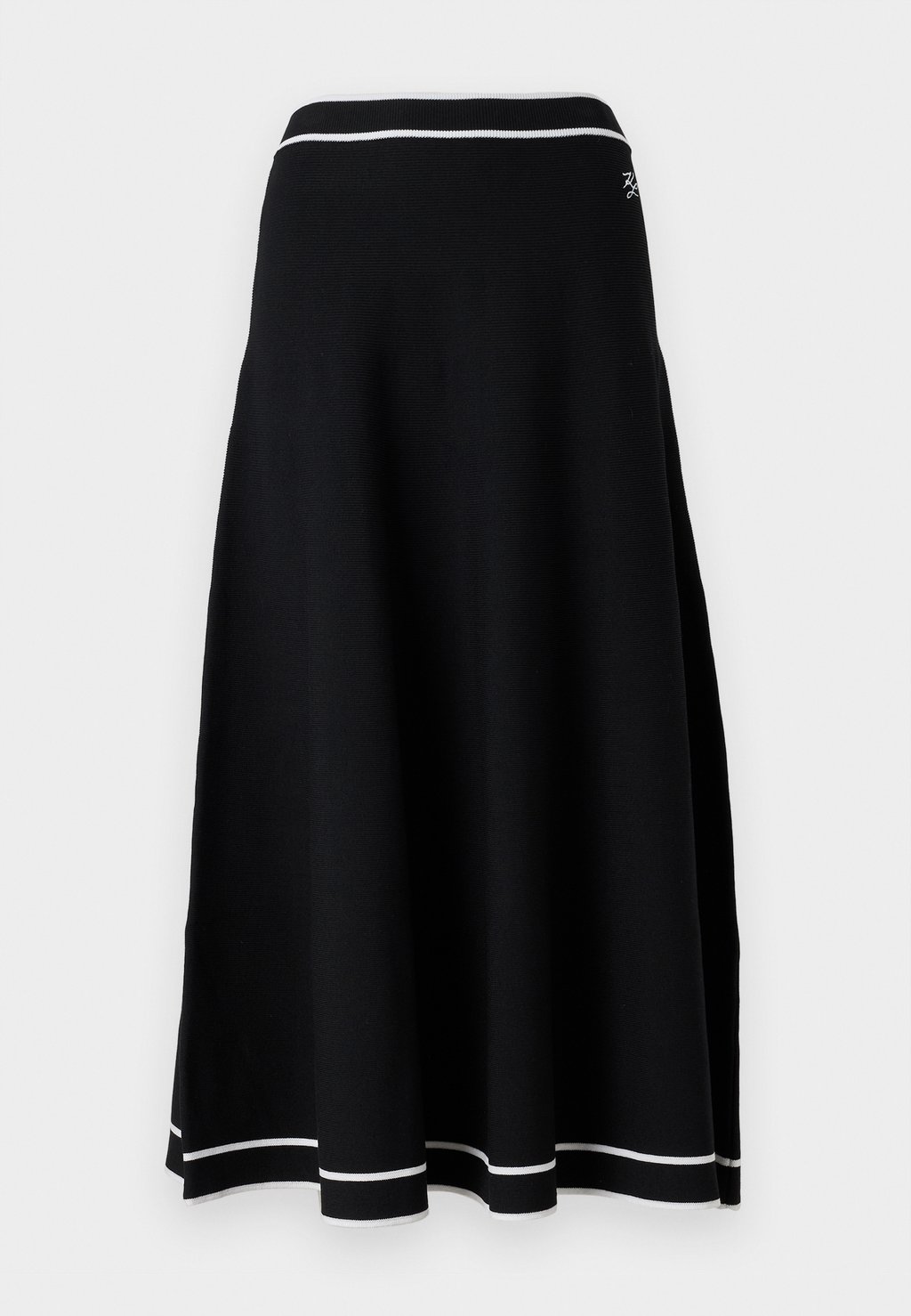 

Юбка А-силуэта ELEGANT SKIRT KARL LAGERFELD, черный