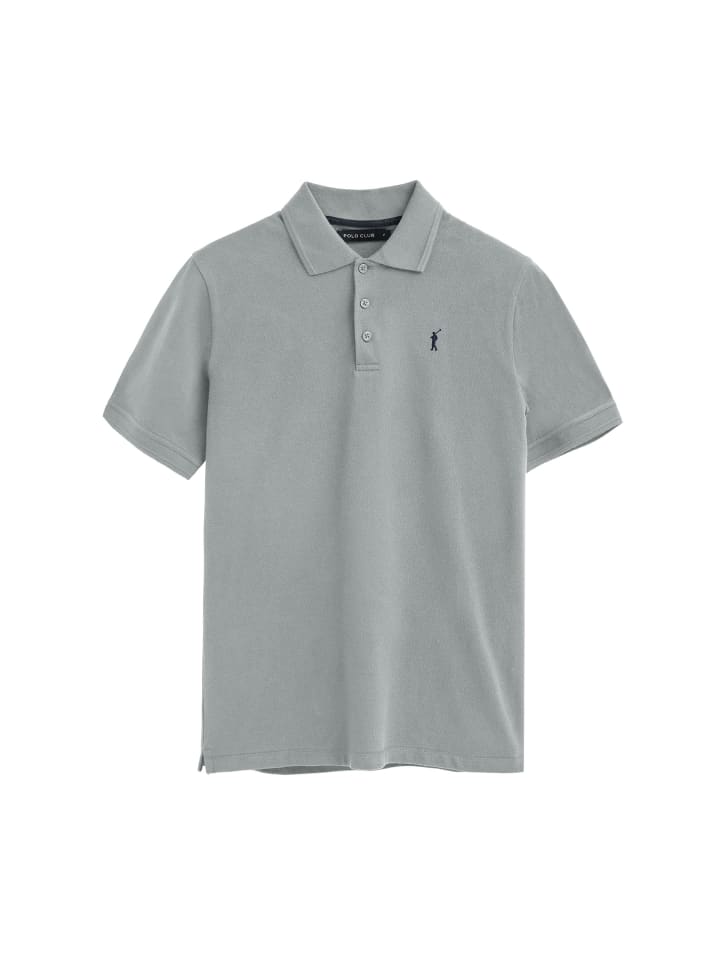 

Polo Club Рубашка поло серо-голубого цвета, Синий, Polo Club Рубашка поло серо-голубого цвета