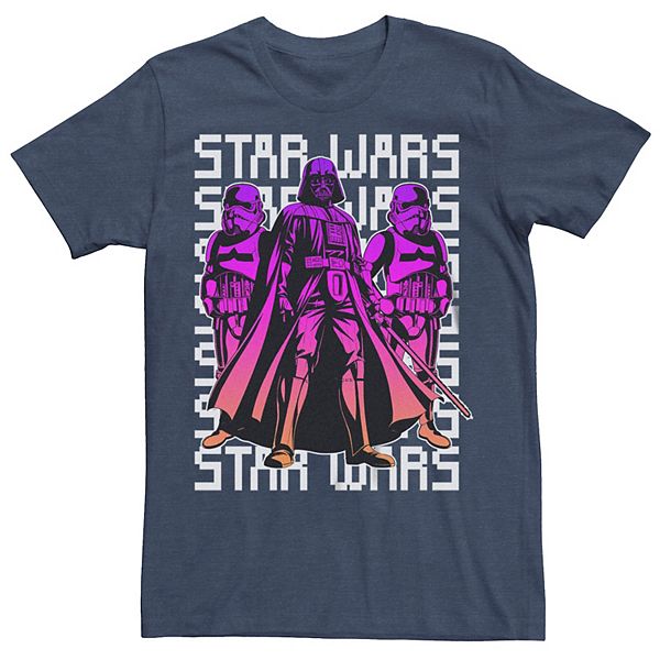 

Футболка Big & Tall с градиентным принтом Dark Side Trio Star Wars