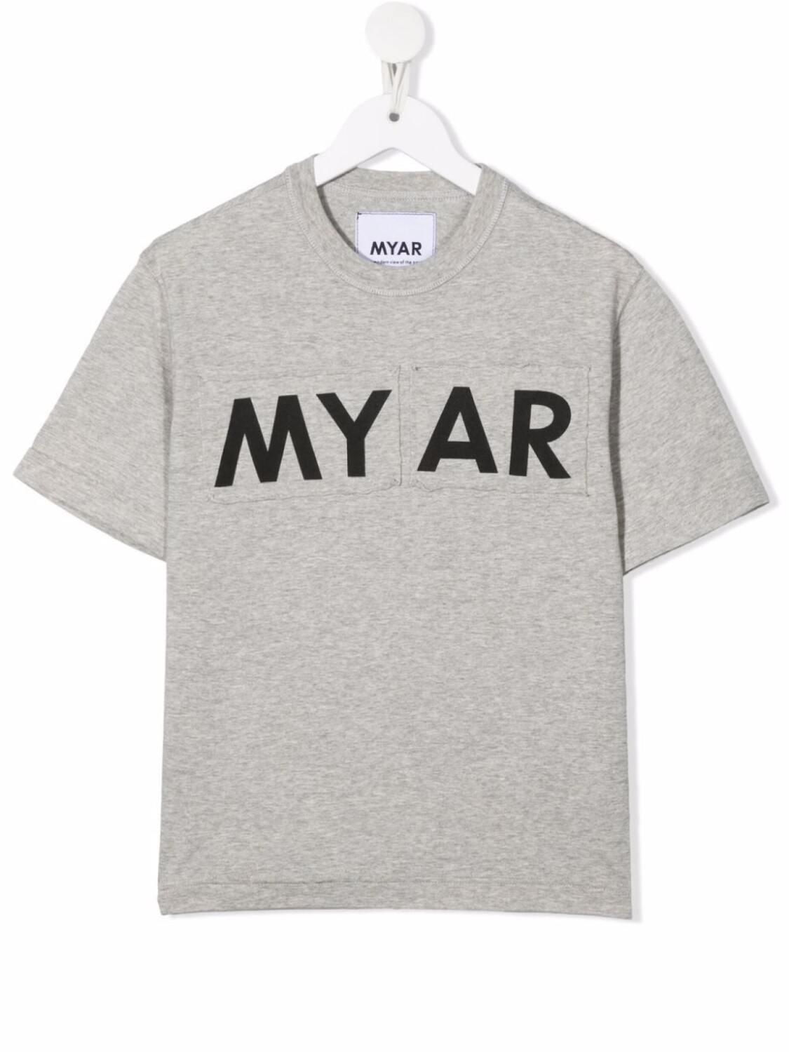 

Футболка с логотипом MYAR KIDS, серый