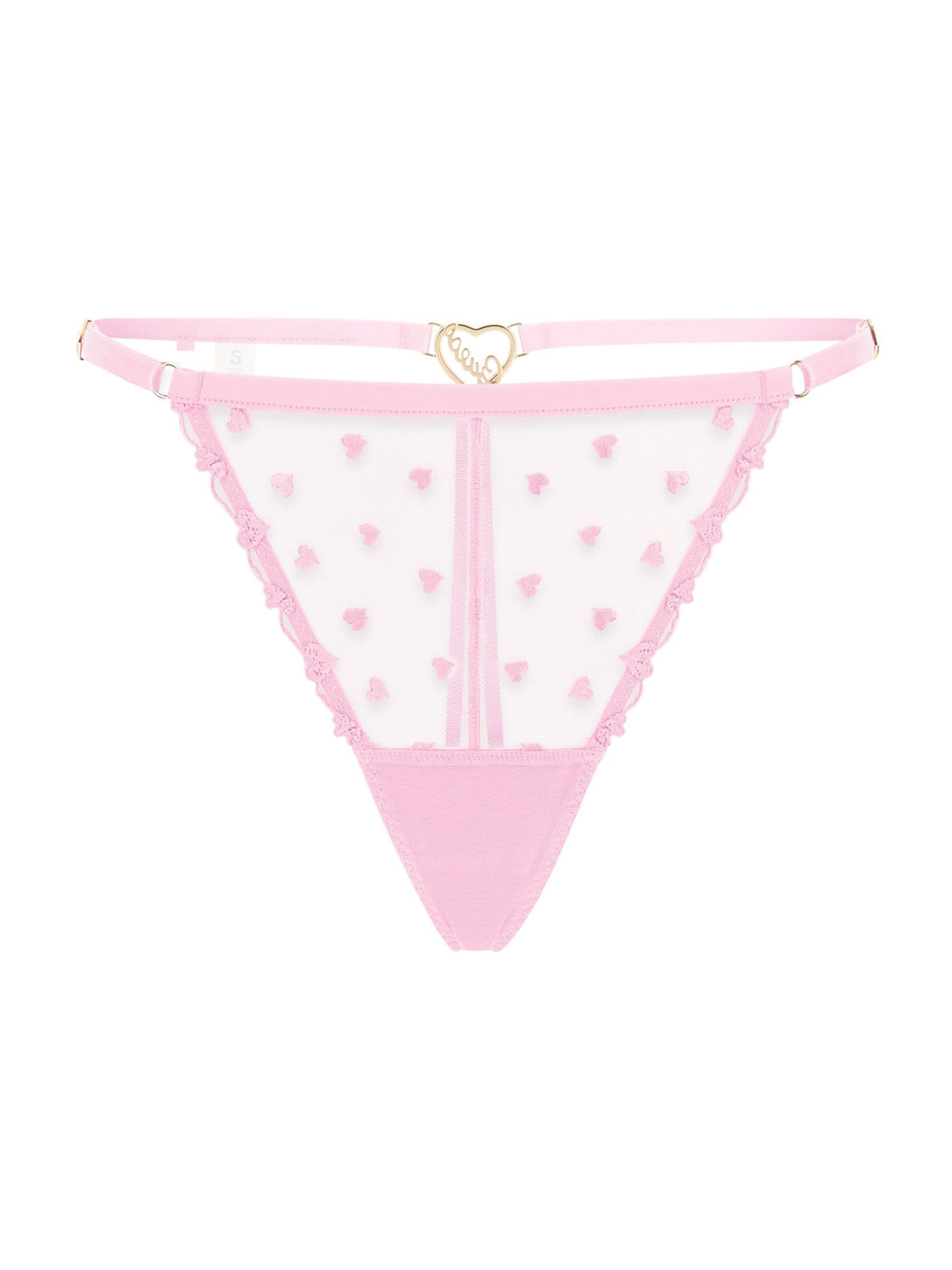 

GUESS Трусики-стринги 'Claire' в цвете приглушенный розовый
