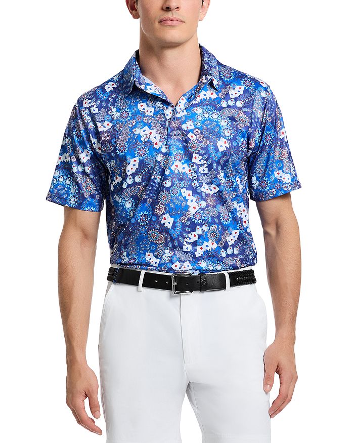 

Поло Ace of Skulls Robert Graham, синий