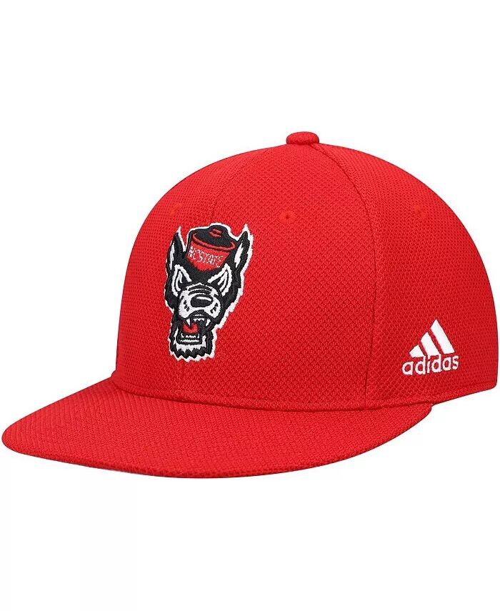 

Мужская красная бейсбольная кепка NC State Wolfpack для поля Adidas