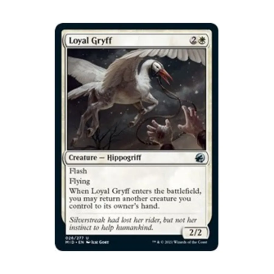 

CCG Верный Грифф (U), MTG - Innistrad - Midnight Hunt