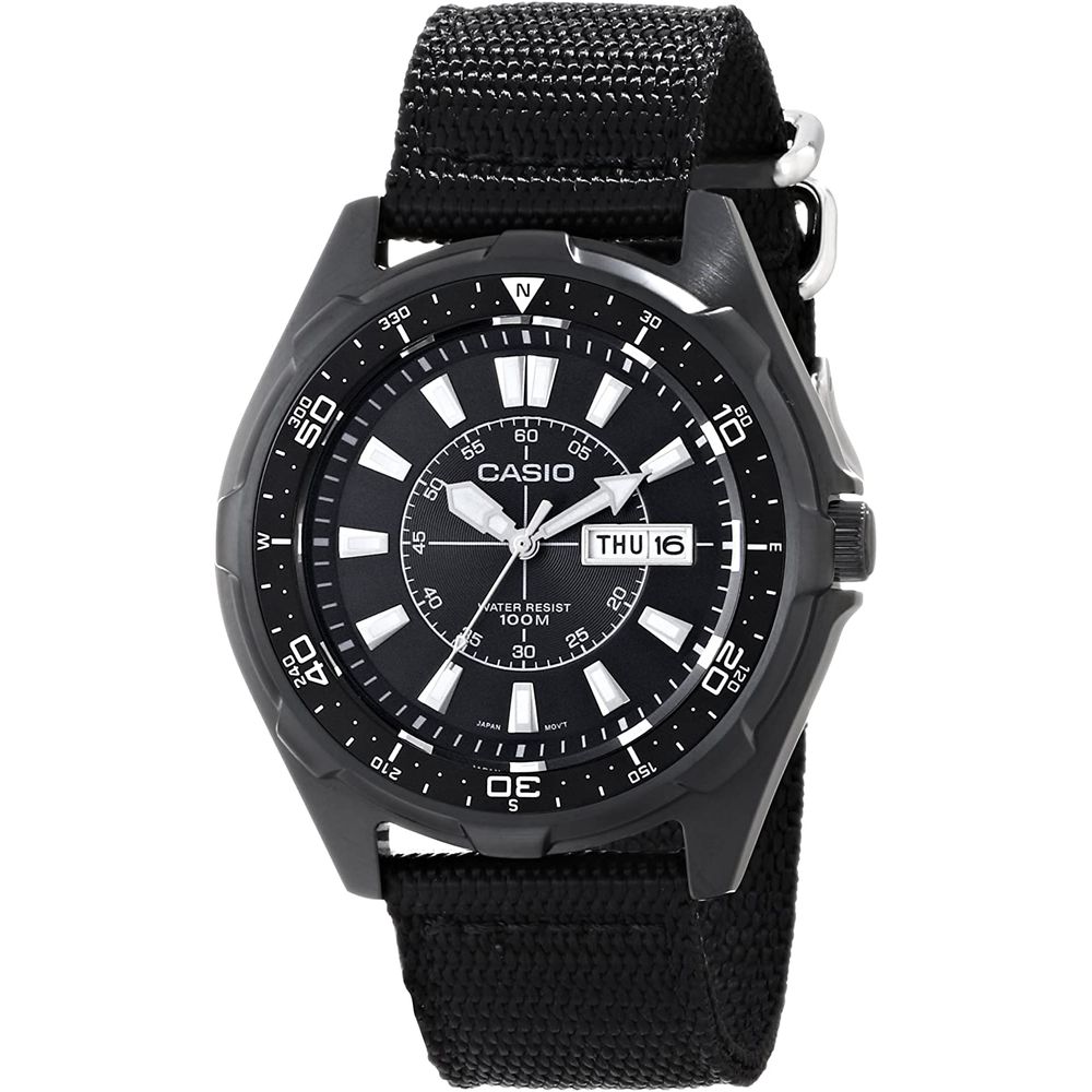 

Черные нейлоновые часы Casio