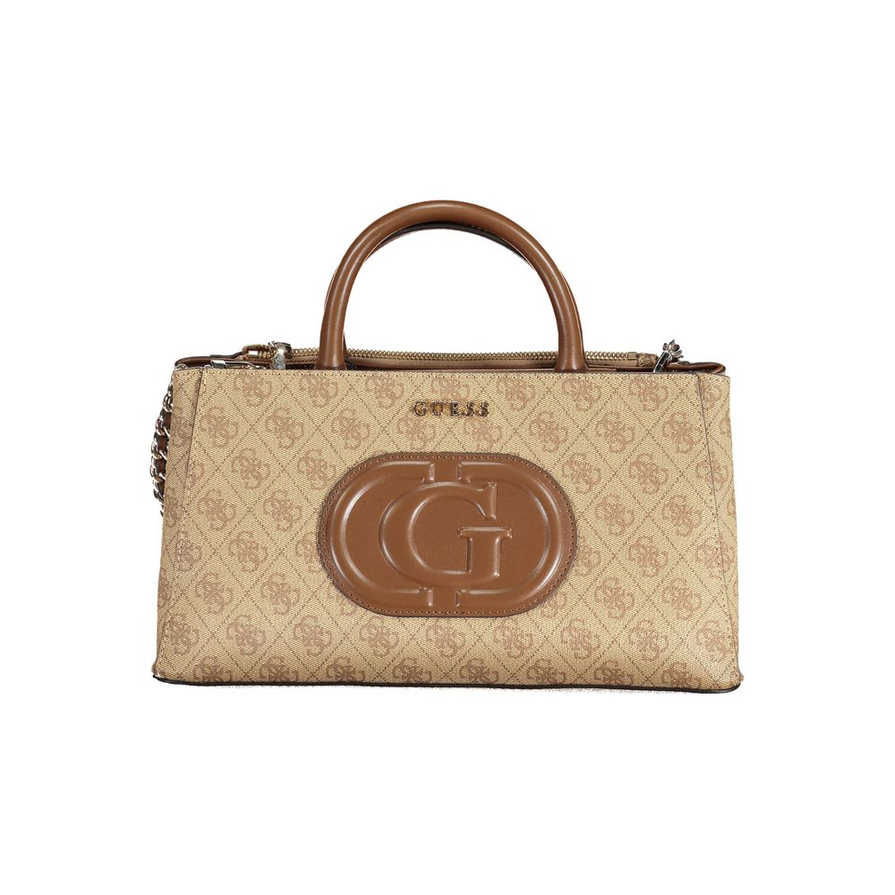 

Бежевая полиэтиленовая сумка Guess Shoes