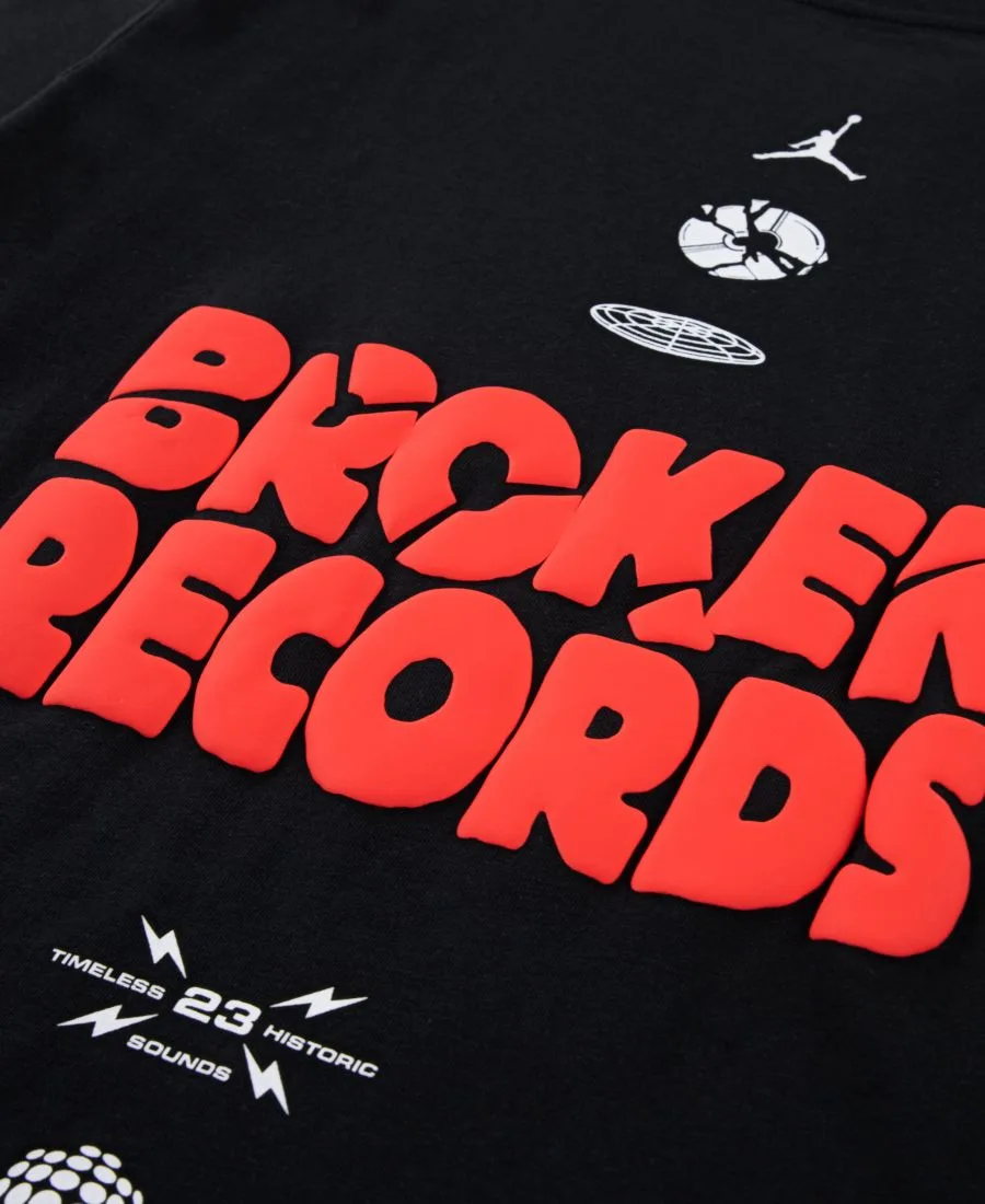 Детская футболка с круглым вырезом Broken Records (8-20 лет) Jordan, черный — фото 3