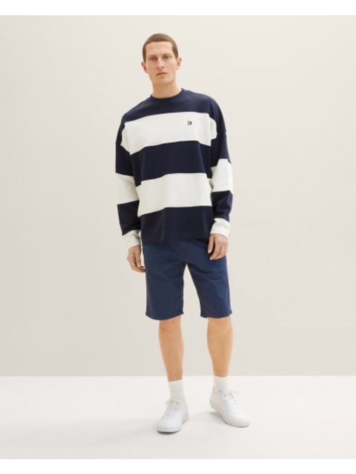 

Тканевые шорты Tom Tailor, морской