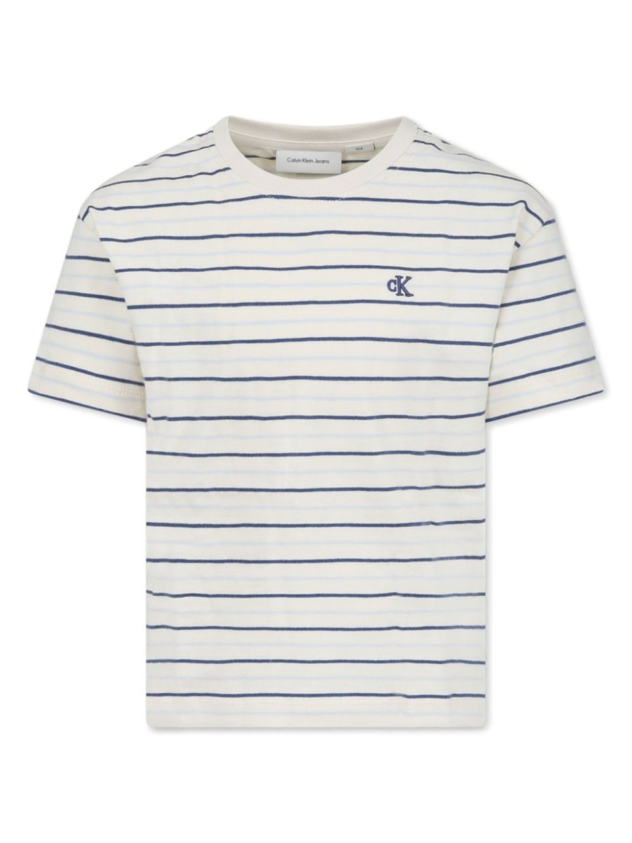 

Calvin Klein Kids хлопковая футболка, белый