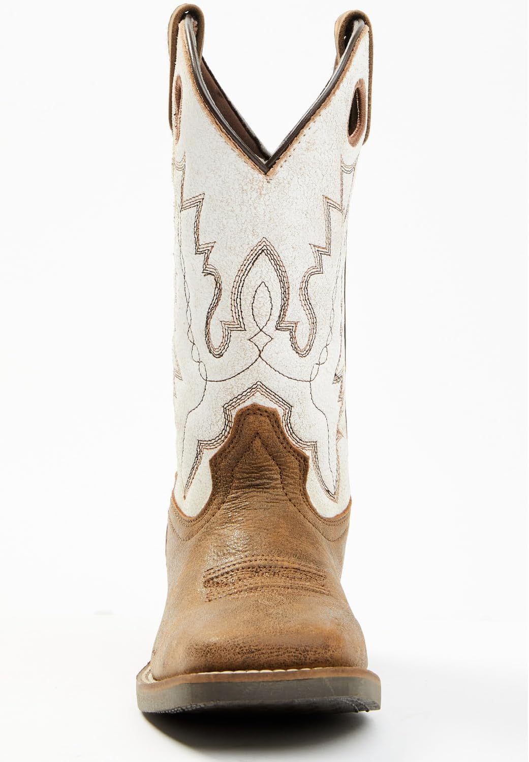Мужские ковбойские сапоги Cody James Luke Western с широким квадратным носком - 43108, коричневый — фото 4