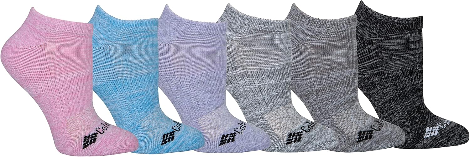 

Columbia женские укороченные носки Pique Footbed, 6 пар, Pastel Assorted