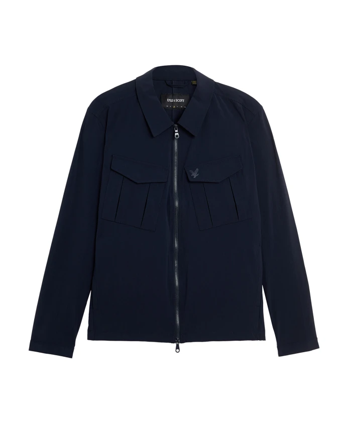 

Нейлоновая рубашка с карманом Lyle & Scott, синий