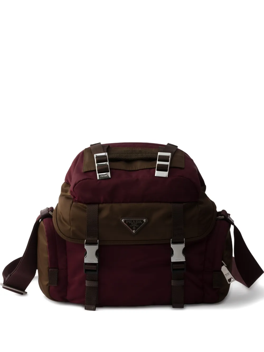 

Сумка на плечо из переработанного нейлона Prada, красный