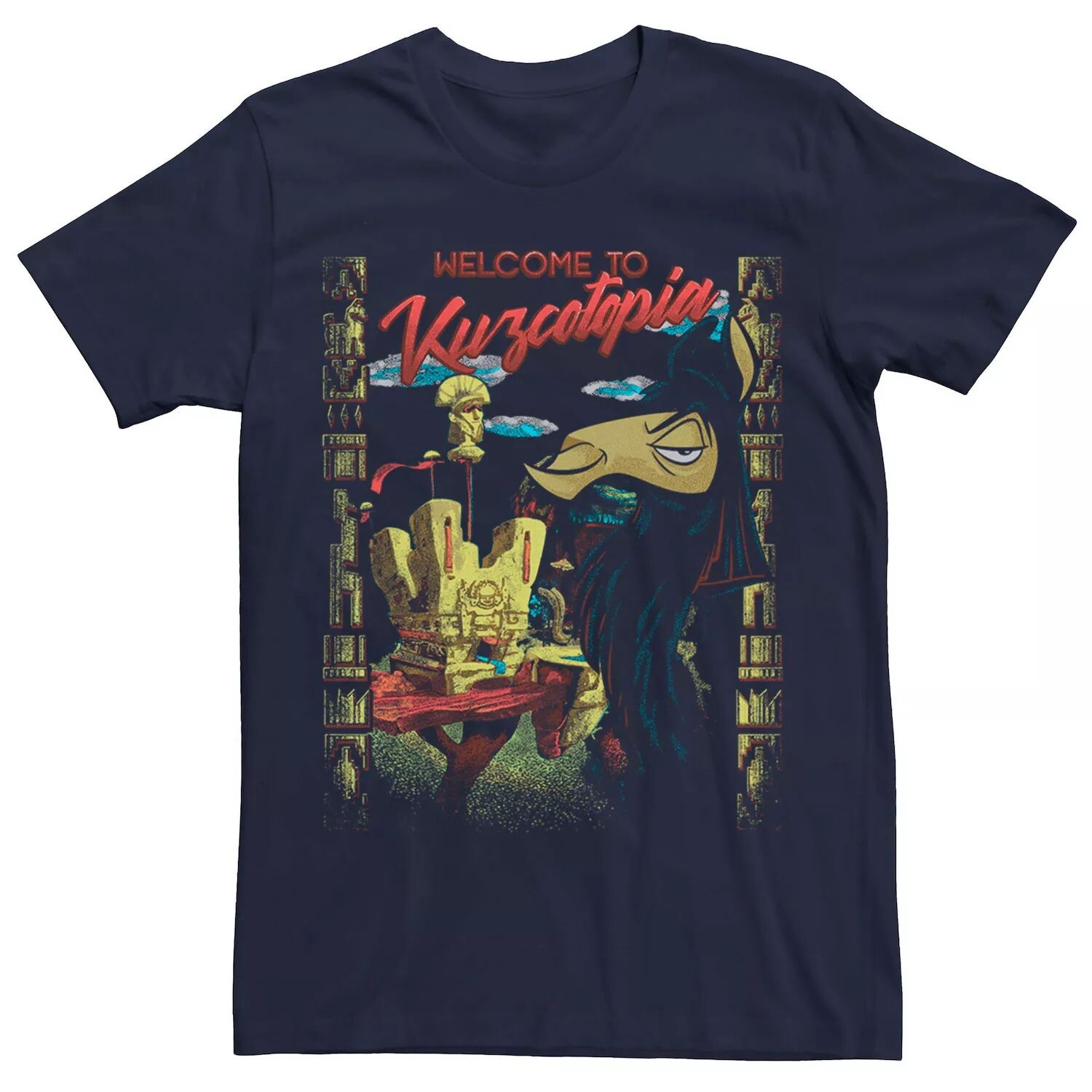 

Мужская футболка с плакатом Disney Welcome To Kuzcotopia Licensed Character