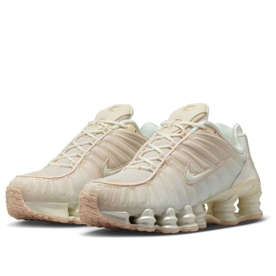 Кроссовки (WMNS) Nike Shox TL 'Pearl White', бежевый — фото 3