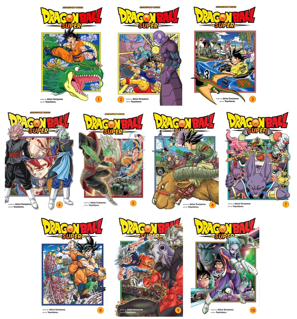 

Dragon Ball Super Manga Series 10-Book Collection Set (Vol.1 to Vol.10) - Epic Battles, Powerful Heroes, and Legendary Dragon Ball Adventure (VIZ Media LLC)
