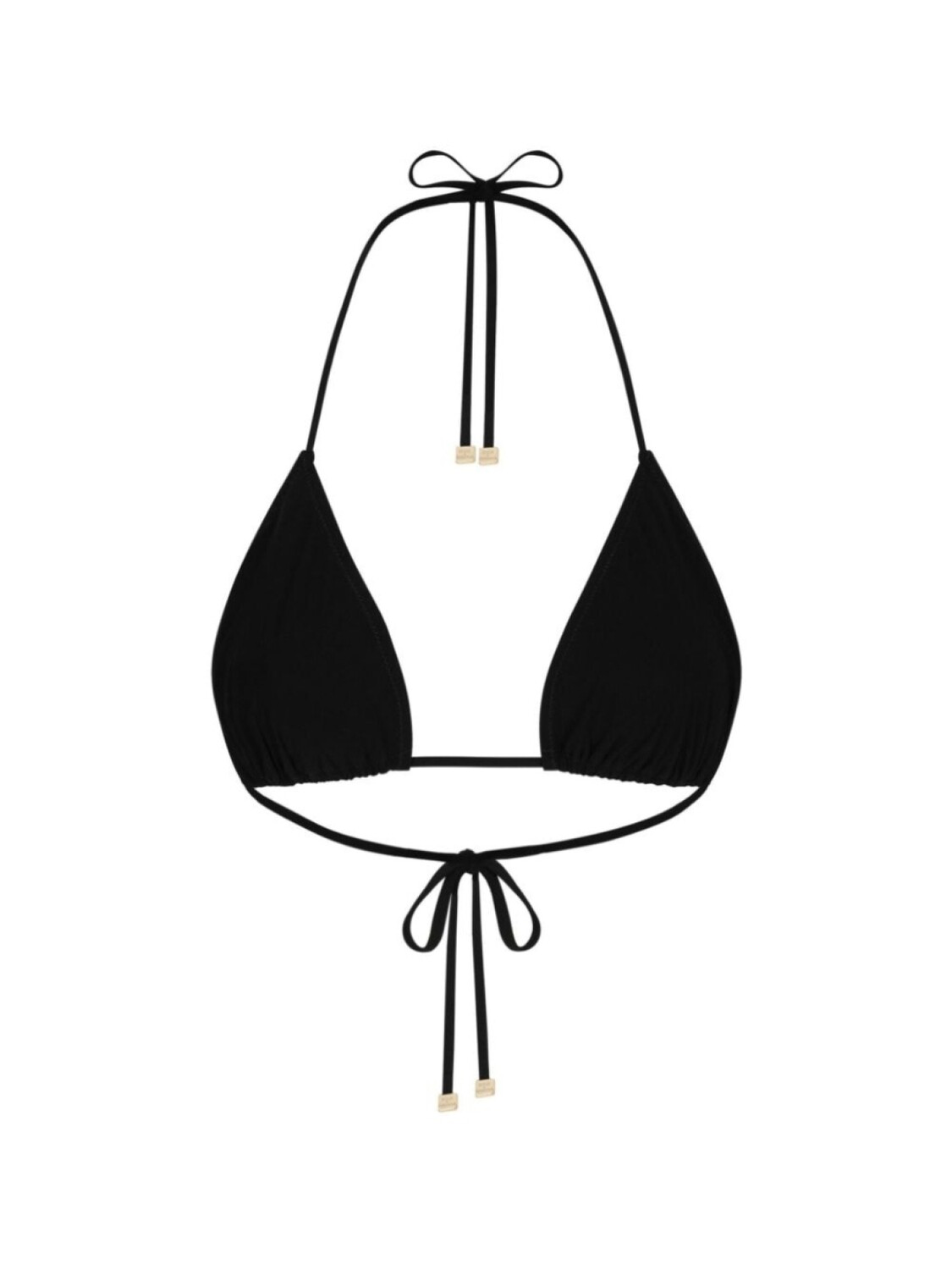 

Dolce & Gabbana топ бикини с треугольными чашками, черный