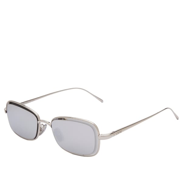 

Анаграмма металлические солнцезащитные очки Loewe Eyewear, серебряный