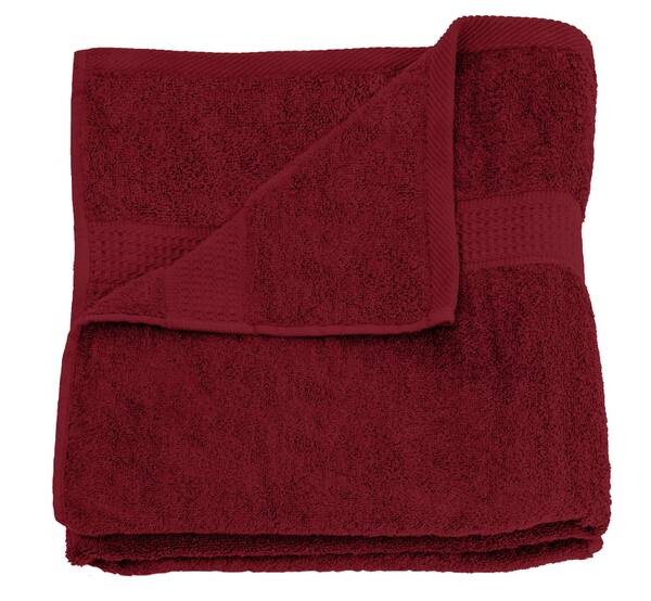 

Полотенце для душа One-Home bordeaux 70x140 cm Frottee, 70x1x140 см, бордовый