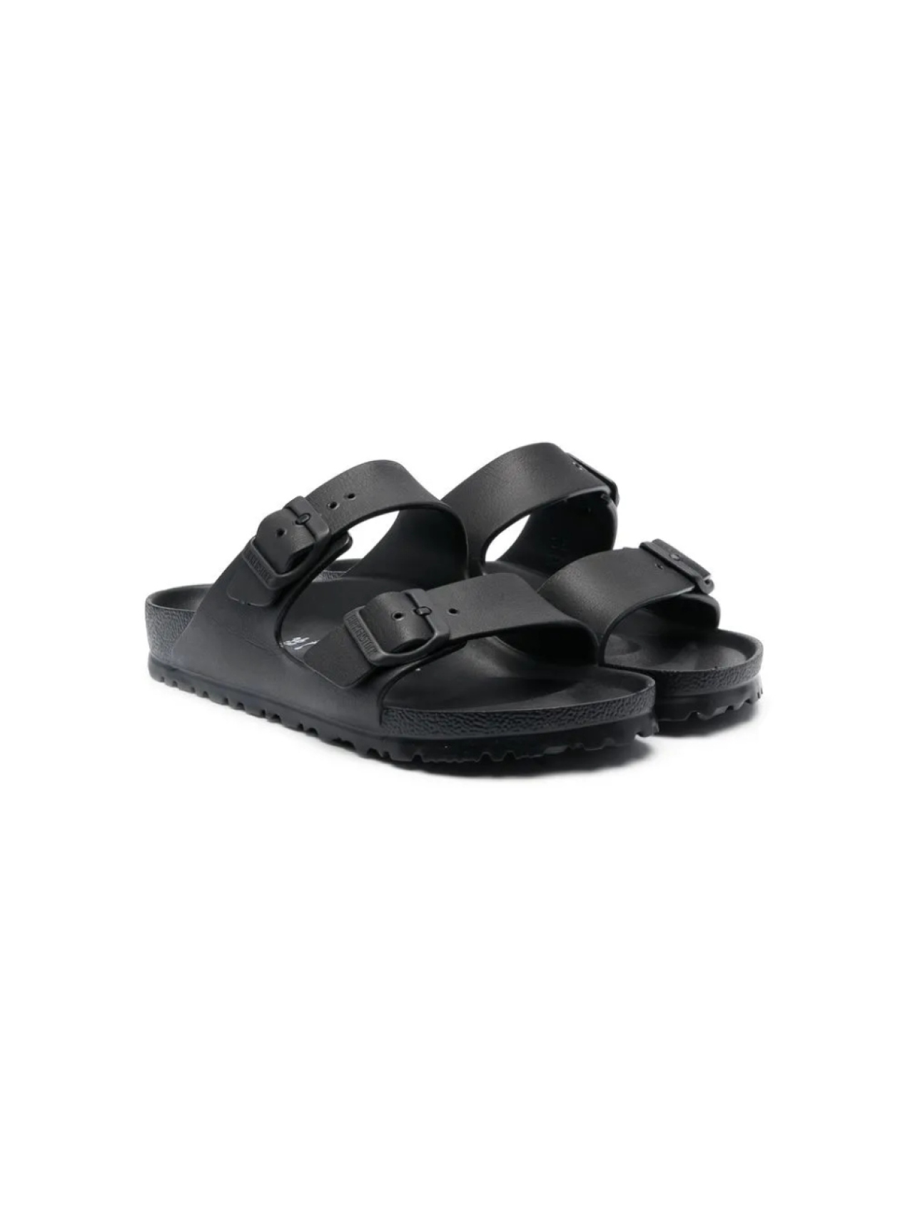 

Birkenstock Kids сандалии с пряжками, черный