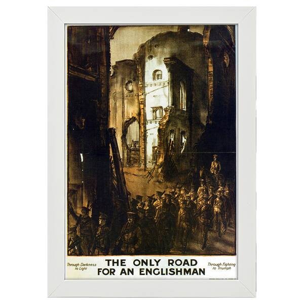 

Рамка для фотографий LegendArte Poster 1914 The Only Road, белый