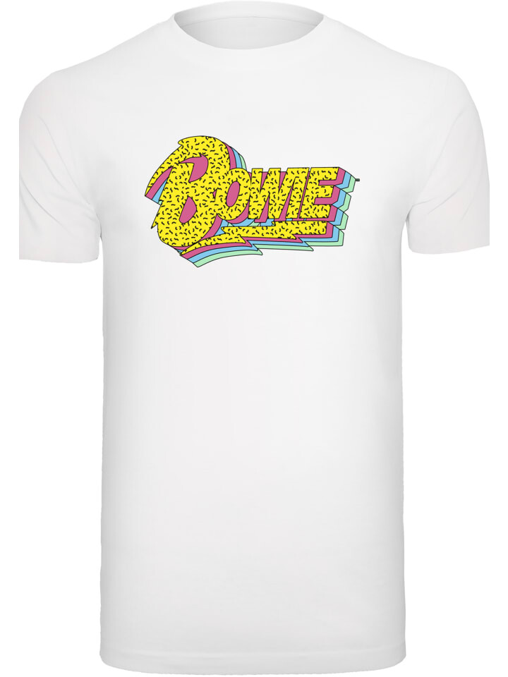 

Футболка F4NT4STIC David Bowie Moonlight 90s Logo, белый