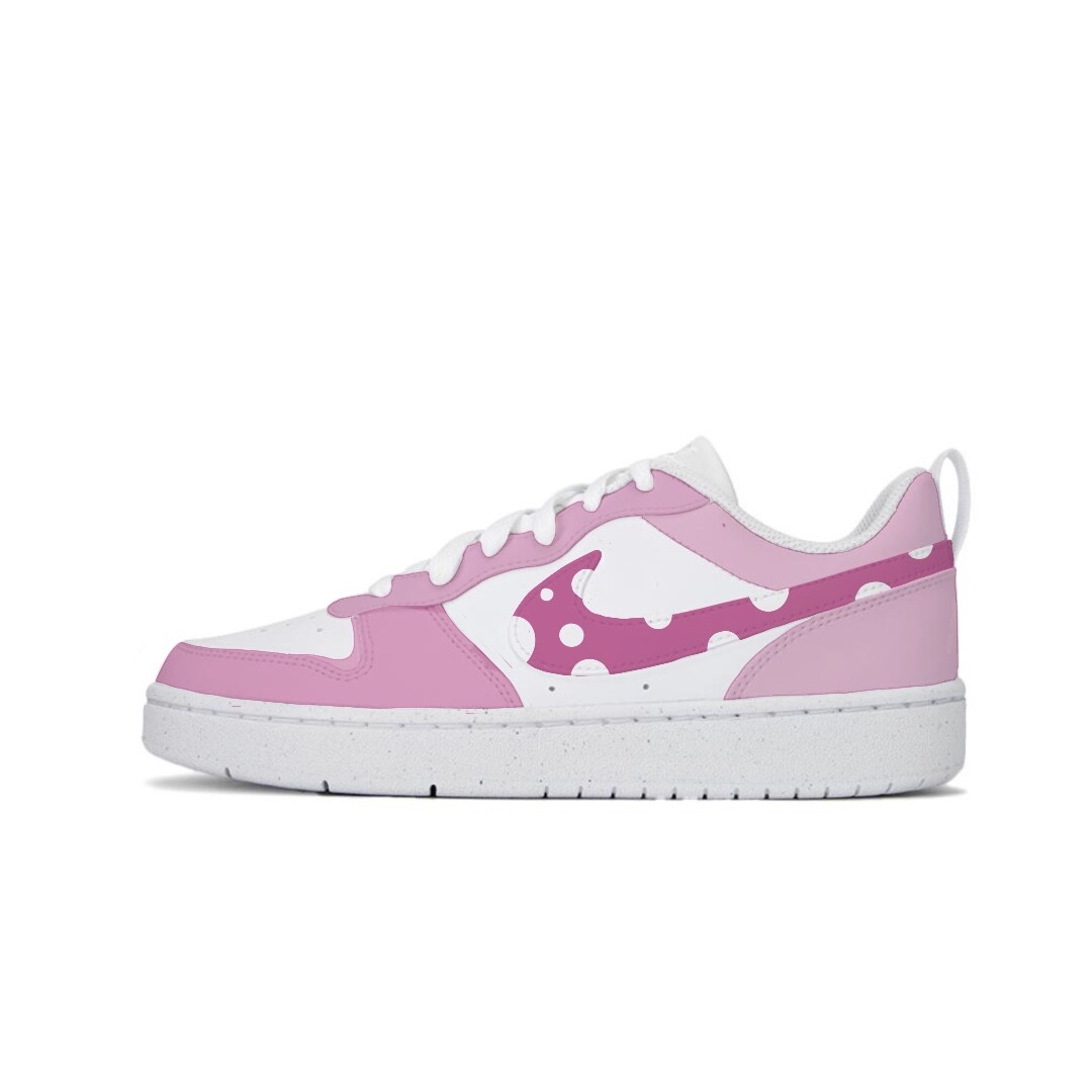 

Детские кроссовки для скейтбординга Court Borough GS Low-top розовые/белые Nike, розовый