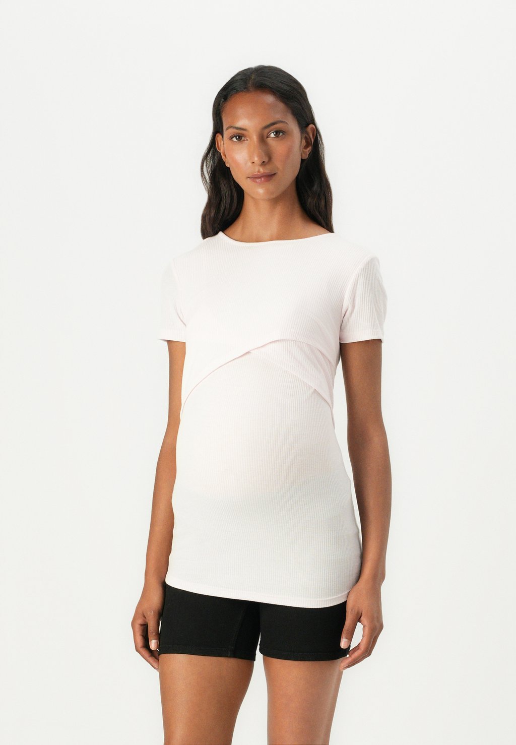 

Базовая футболка OLMEMMA DUA O NECK NURSING ONLY MATERNITY, цвет Pink Marshmallow