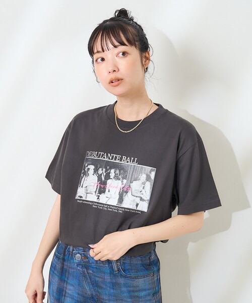 

Футболка с фотопринтом, фольгирование FREAK'S STORE, угольно-серый