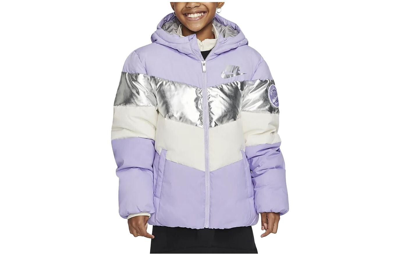 

Nike Kids Пуховик/пуховик, цвет Lavender purple