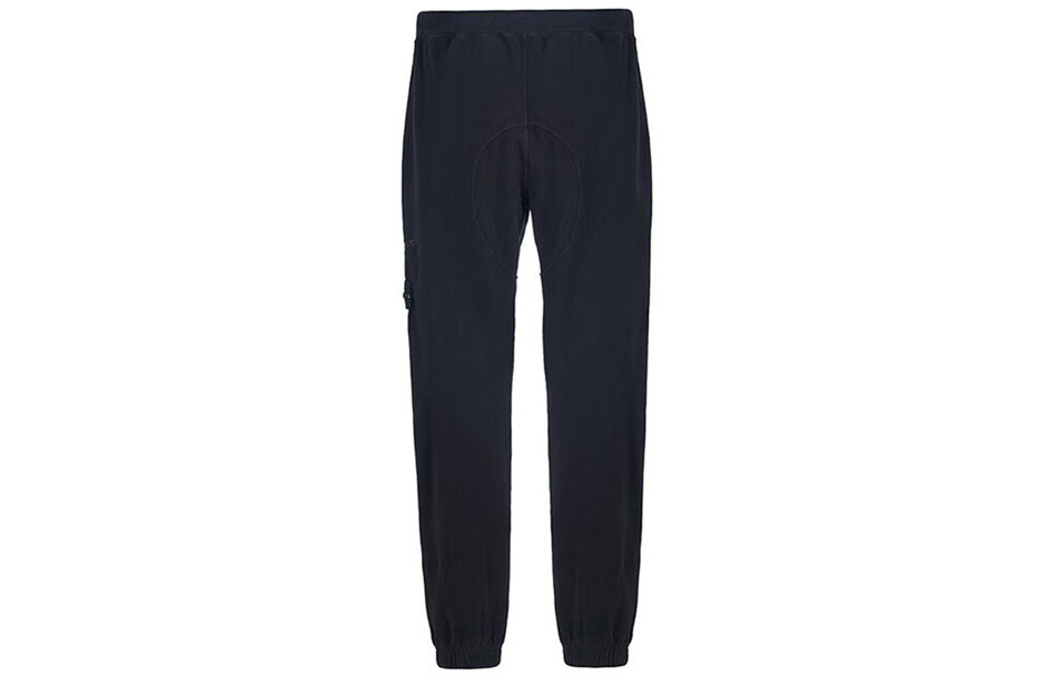 Штаны спортивные Stone Island Knitted Men с карманом, черный — фото 2