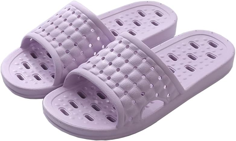 

Душевые тапочки Быстросохнущие Нескользящие Ванная Комнатные Сланцы для Мужчин и Женщин Для Общежития и Дома Generic, фиолетовый