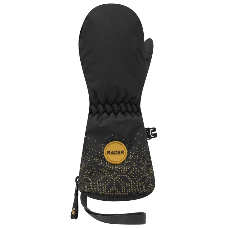 

Варежка детская с принтом 3 черная - 12 м Racer