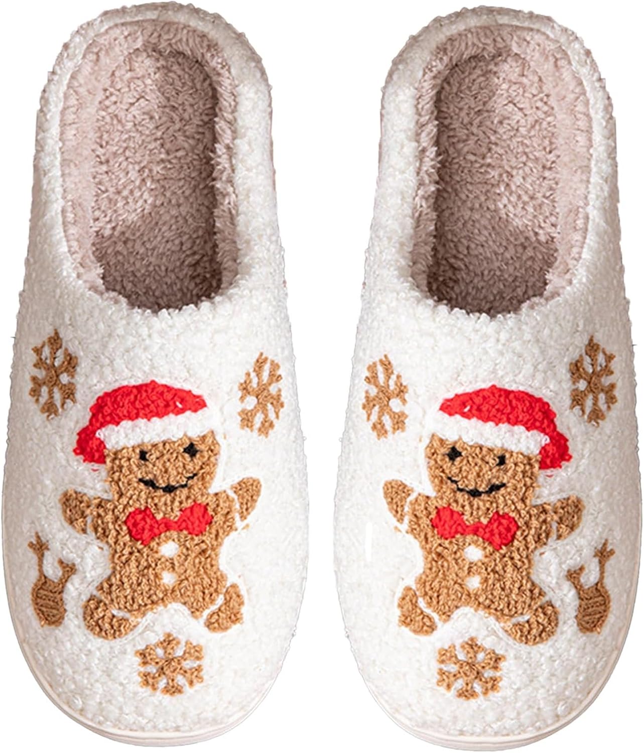 

Домашние тапочки для женщин и мужчин, ретро-стиль, мягкие, с эффектом памяти Wiretran, Gingerbread