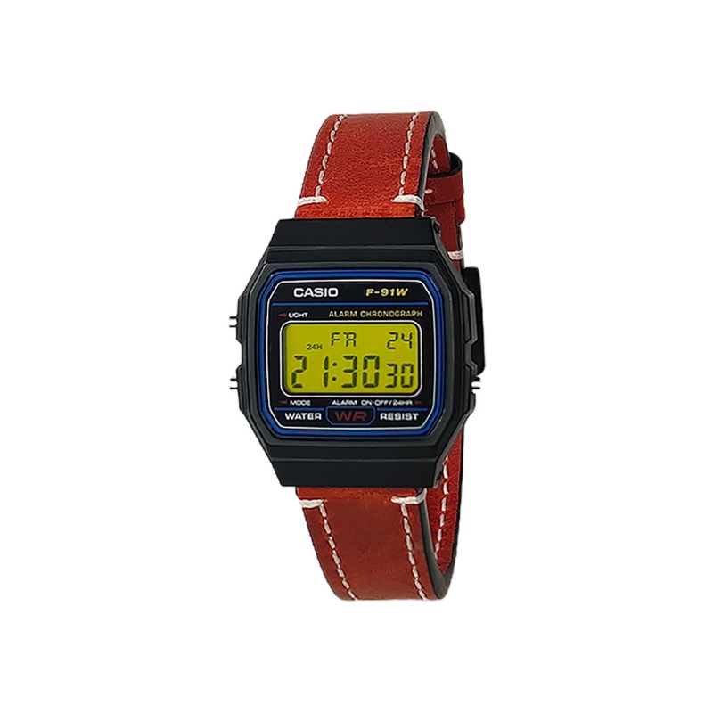 

CASIO Часы Retrofit Series Quartz Movement Genuine Leather Strap Watch Men's Watch Black Dial